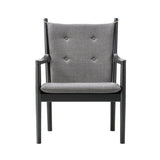 Wegner 1788 Easy Chair: Black Lacquered Oak