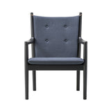 Wegner 1788 Easy Chair: Black Lacquered Oak