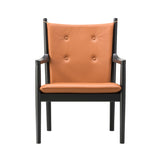 Wegner 1788 Easy Chair: Black Lacquered Oak