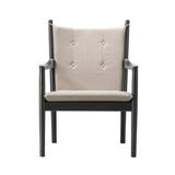 Wegner 1788 Easy Chair: Black Lacquered Oak