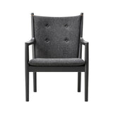 Wegner 1788 Easy Chair: Black Lacquered Oak