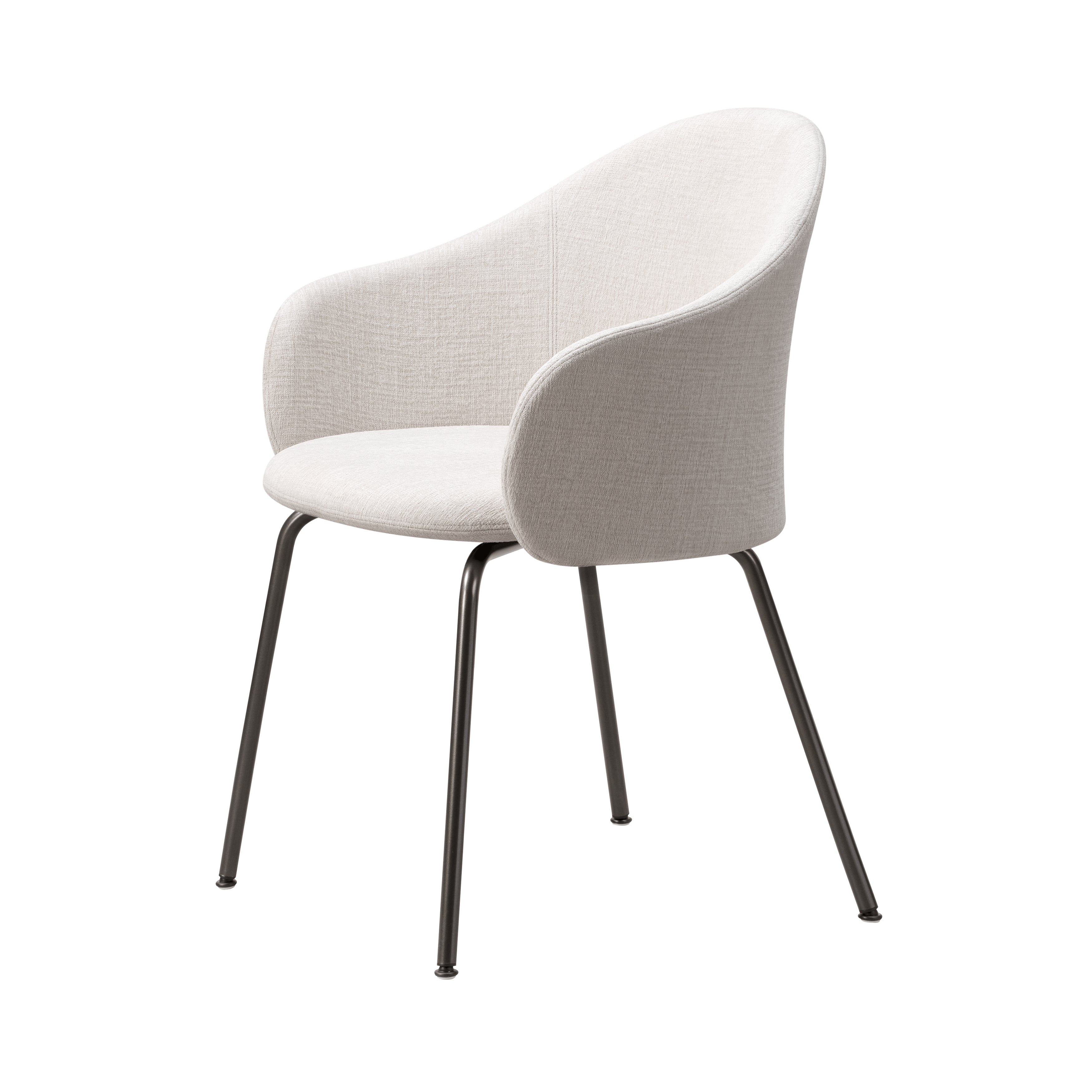 Gomo Armchair: Tube Base + Flint