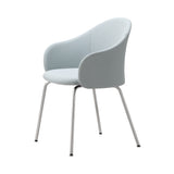 Gomo Armchair: Tube Base + Polished Aluminum
