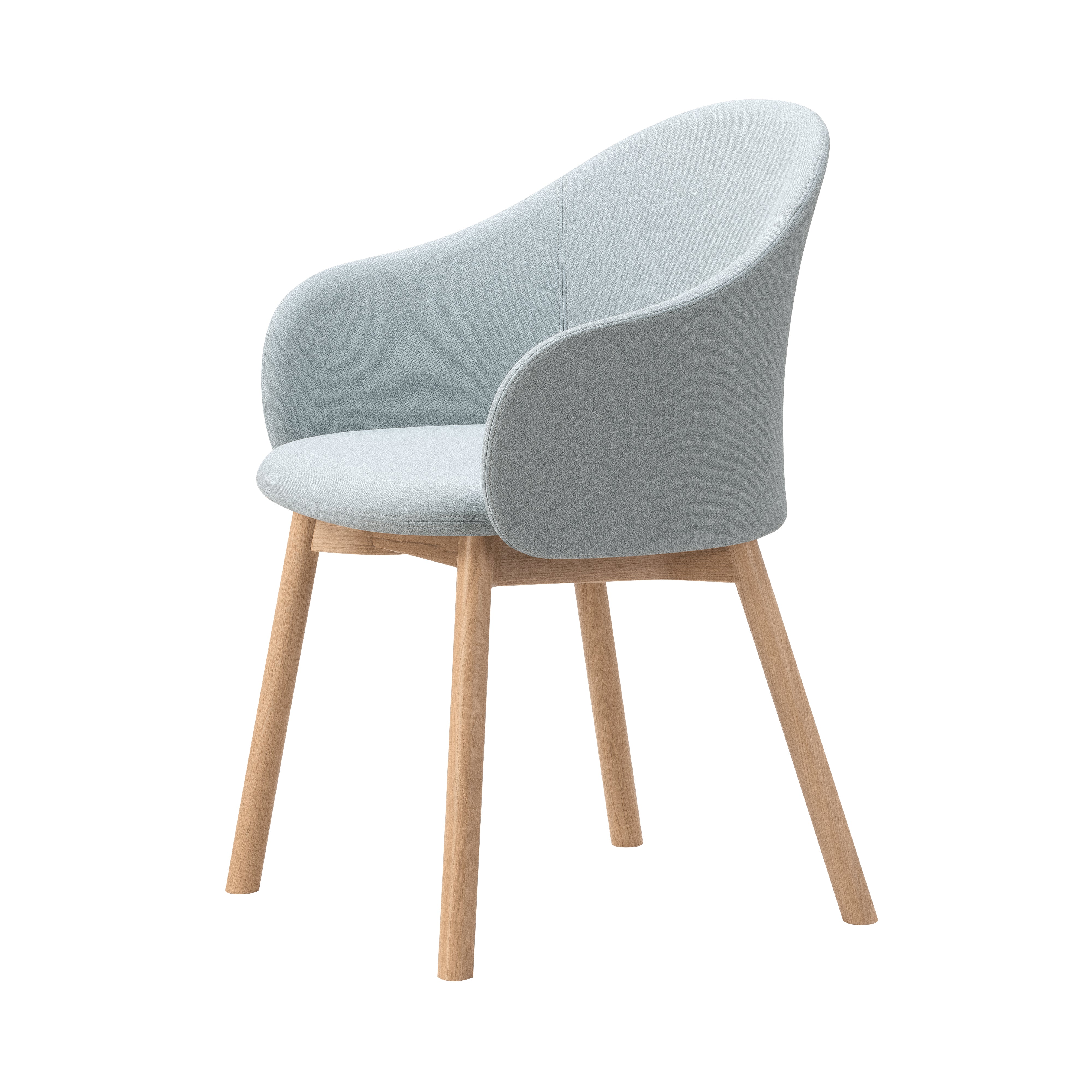 Gomo Armchair: Lacquer Oak