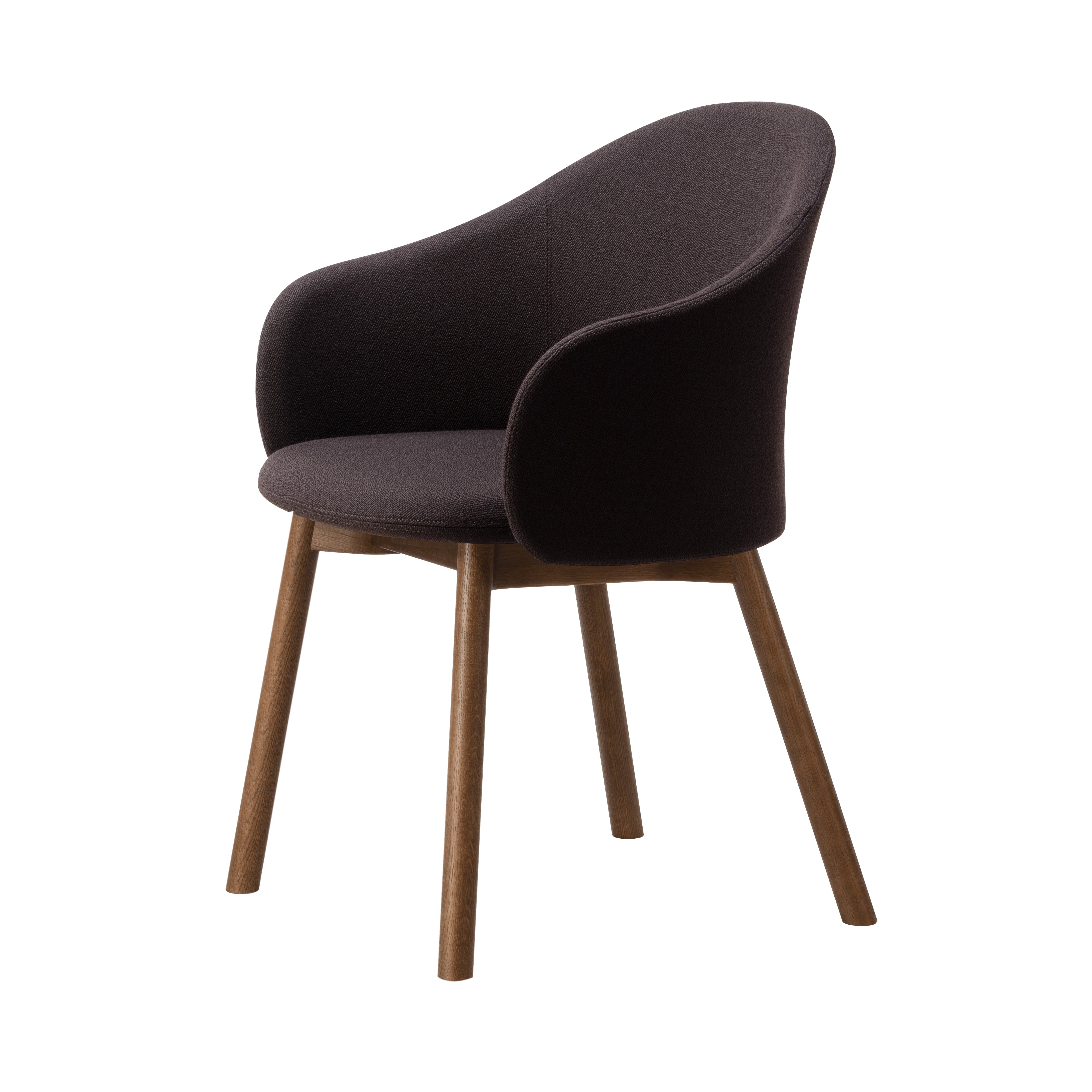 Gomo Armchair: Smoked Oak