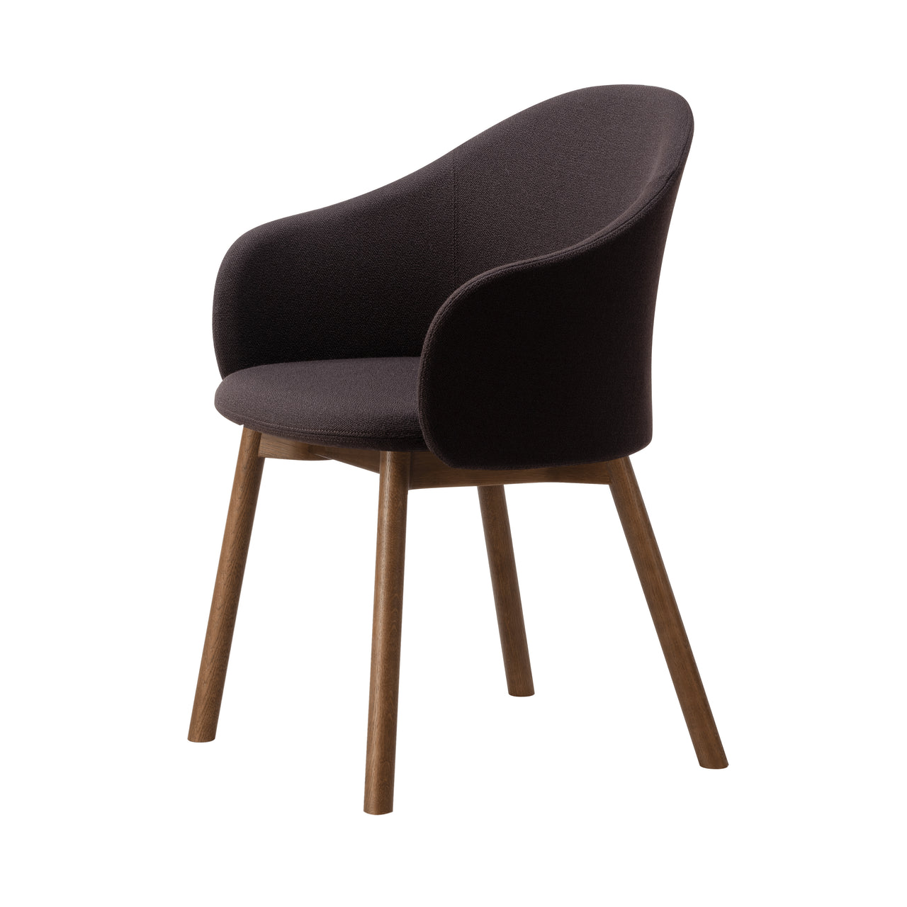 Gomo Armchair: Smoked Oak