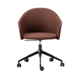 Gomo Armchair: 5 Star Swivel Base + Black