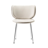 Hana Chair: Upholstered + Chrome