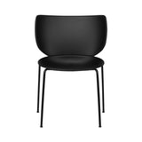 Hana Stacking Chair: Set + 2 + Black + Black