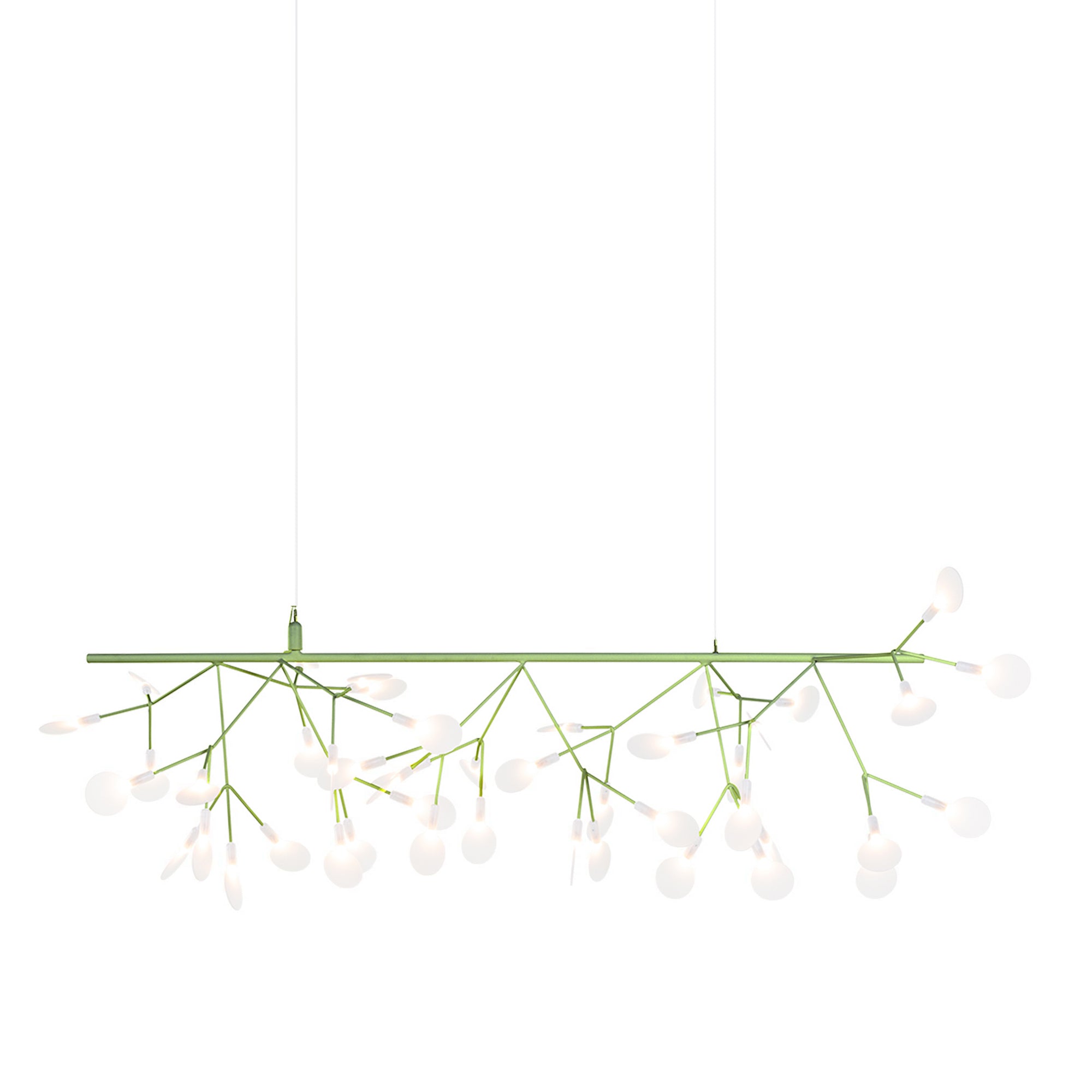 Heracleum Endless Suspension Lamp: Green