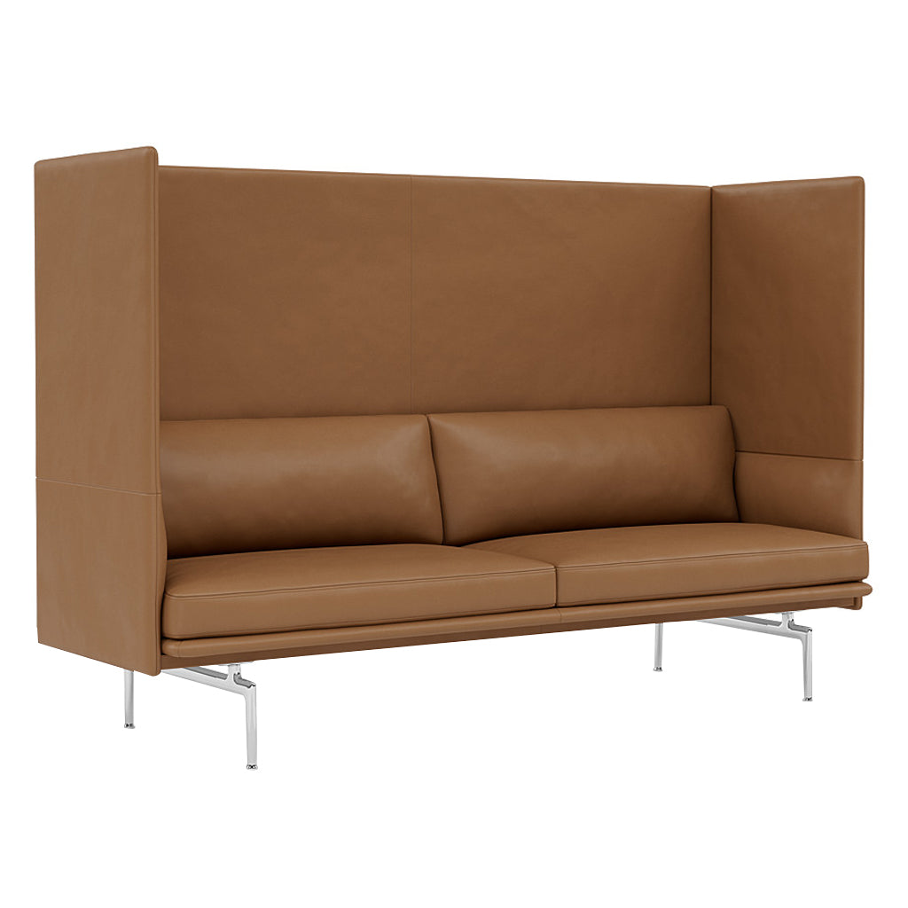 Outline Highback 3-Seater Sofa: Large + Large - 17.7