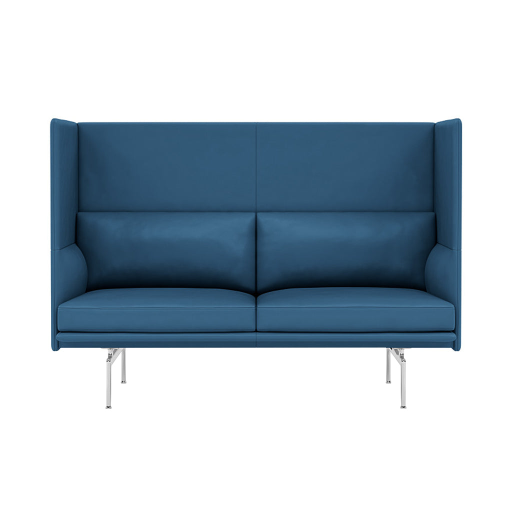 Outline Highback 2-Seater Sofa: Large + Large - 17.7