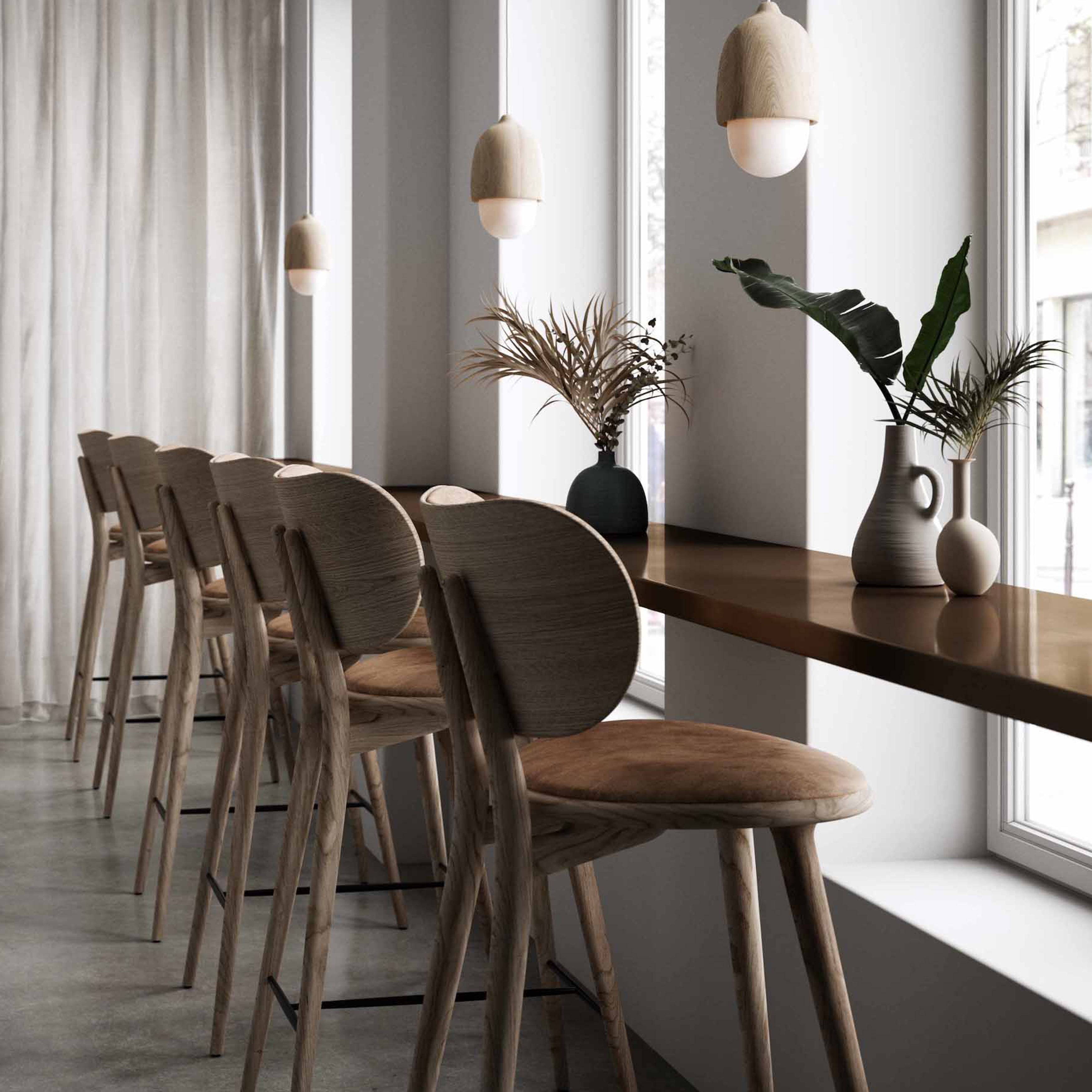 High Stool Backrest
