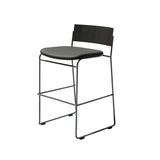 Hinoki Bar + Counter Stool: Counter + Black