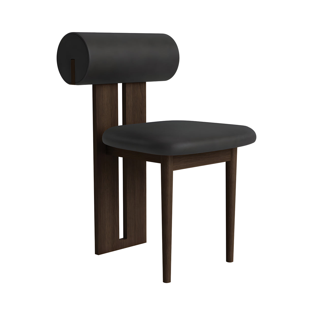 Hippo Chair: Dark Smoked Oak