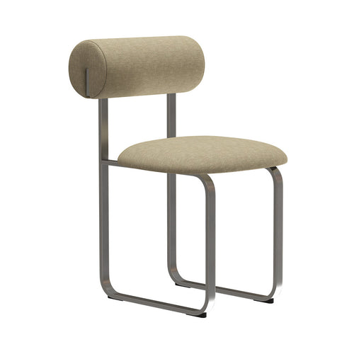 Hippo Chair Steel: Fully Upholstered