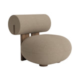 Hippo Lounge Chair: Outdoor + Savane Coconut