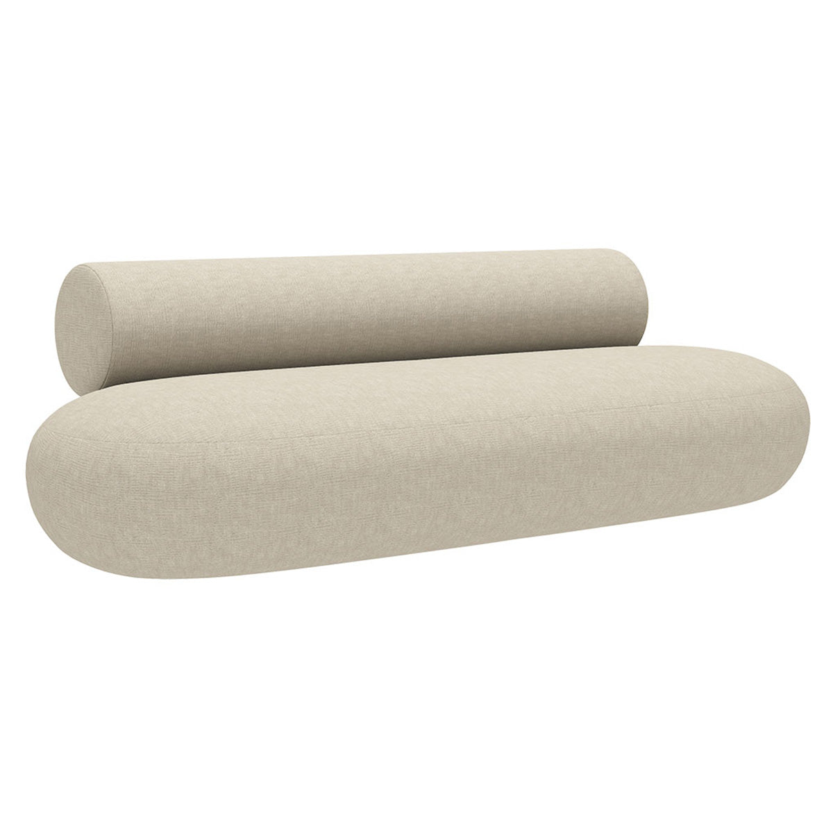 Hippo Sofa: Natural Oak