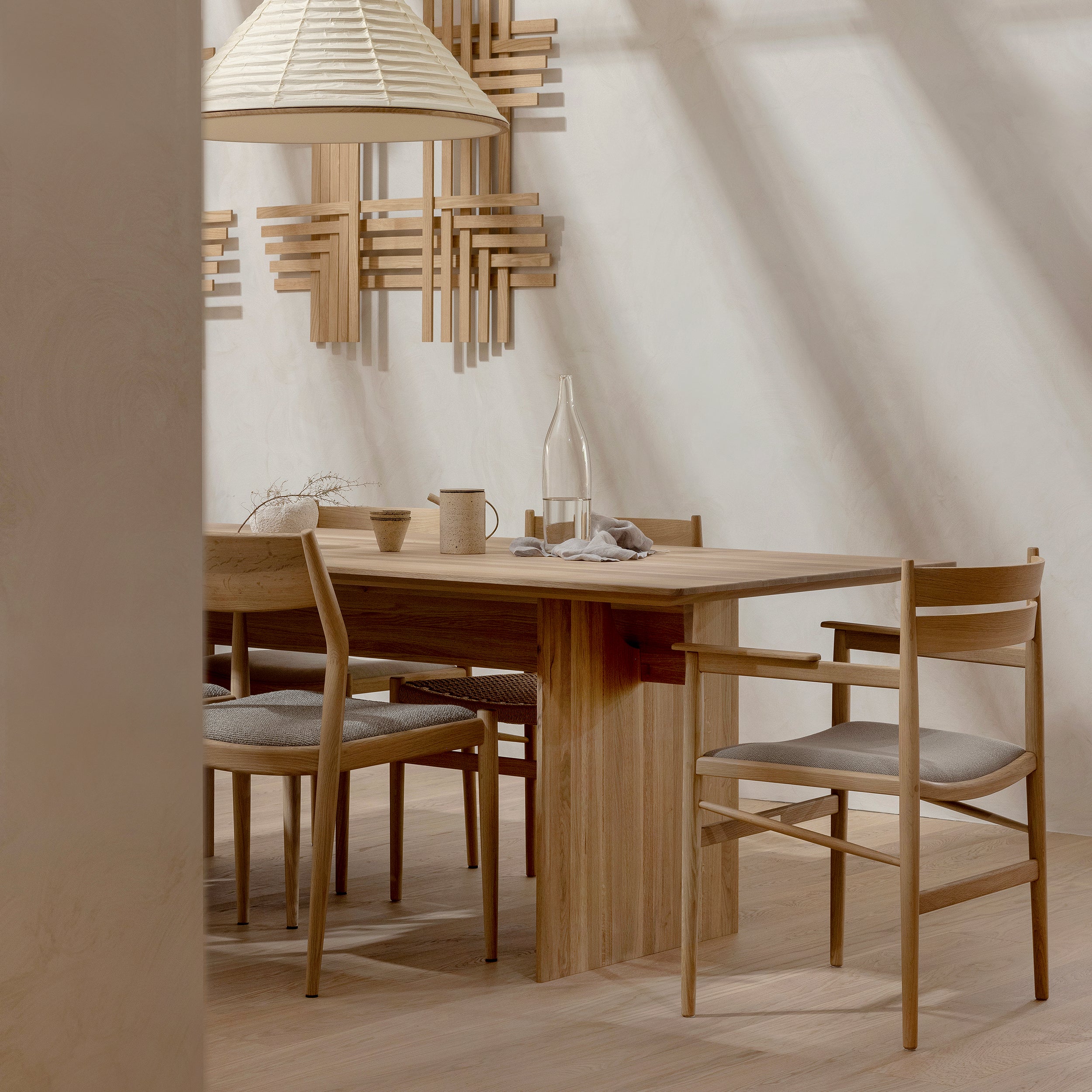 Hiroo Dining Chair N-DC04: Upholstered + LS
