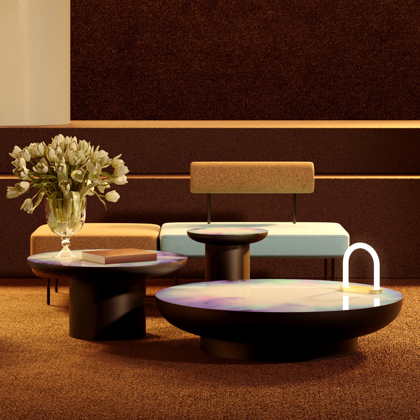 Unseen Table Lamp: Quick Ship