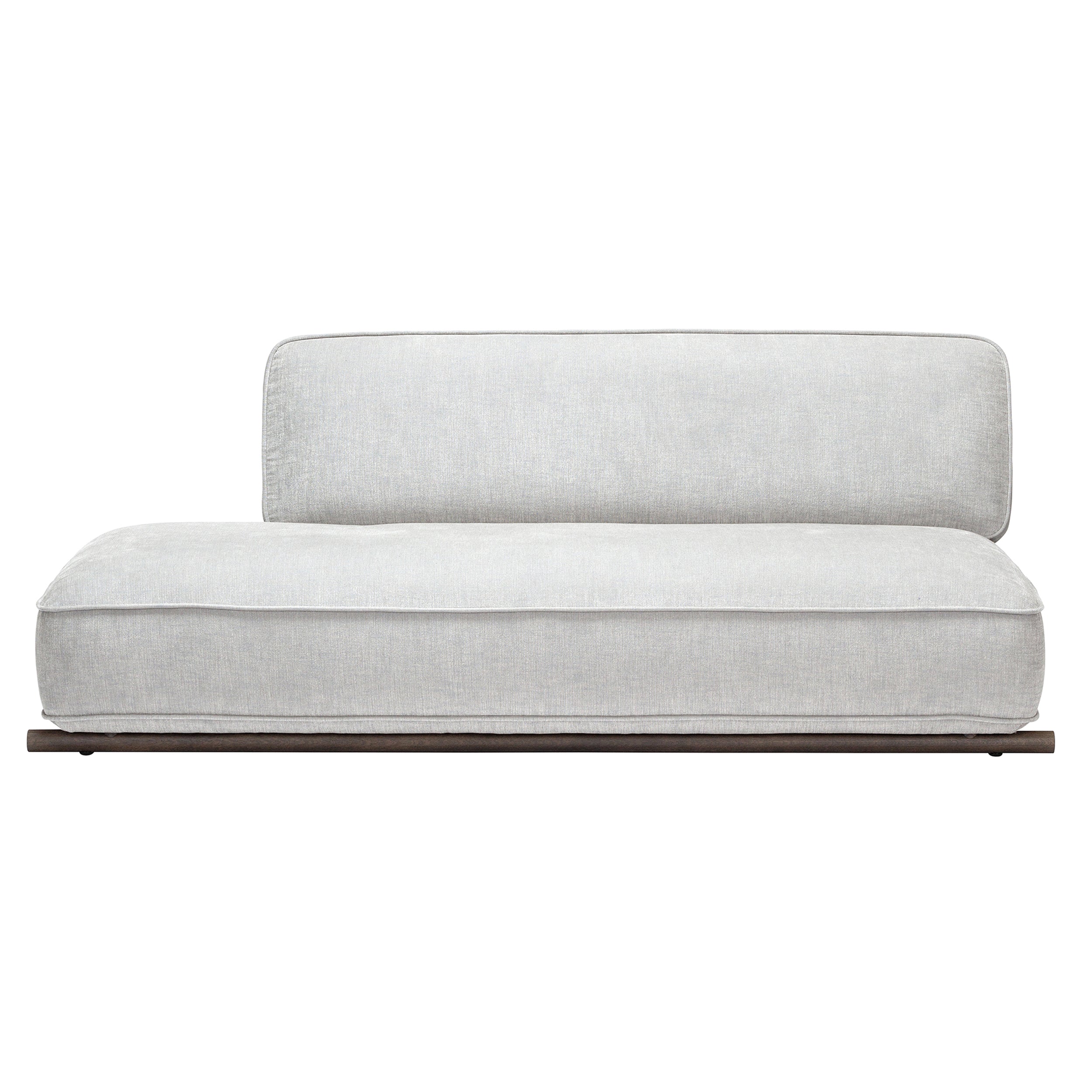 Hoyo 3 Seater Sofa: Right + Smoked Oak