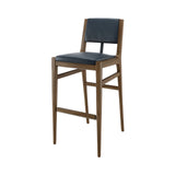 Hugo Bar Stool: Natural Walnut