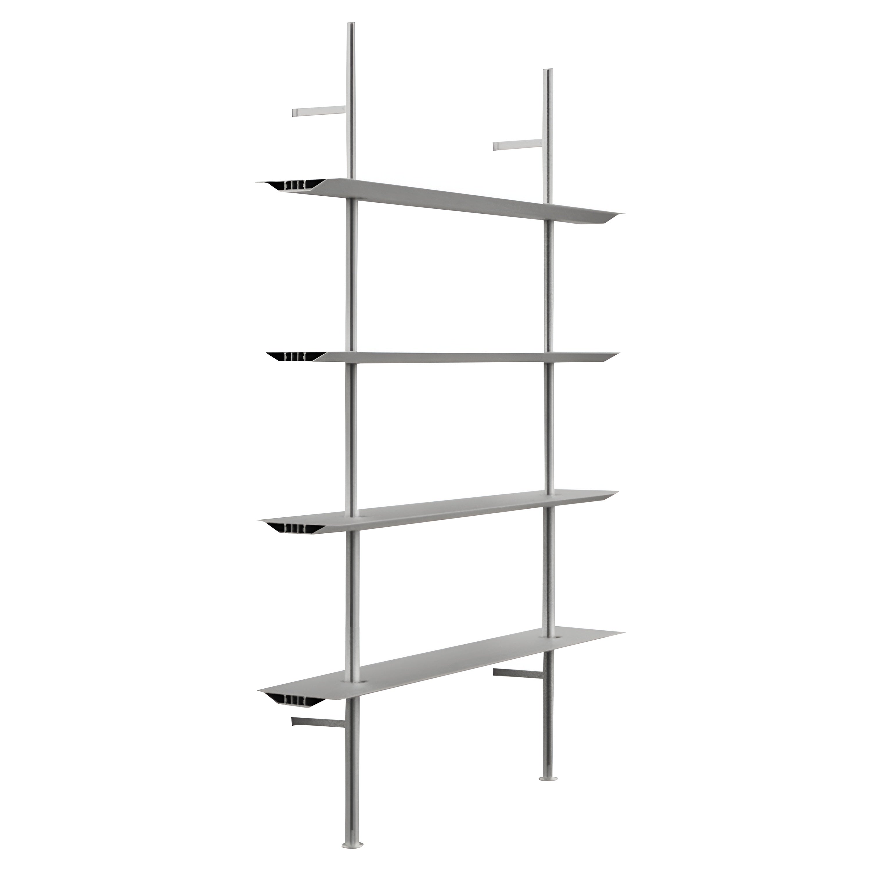 Hypostila Shelf System: Silver + Configuration 1