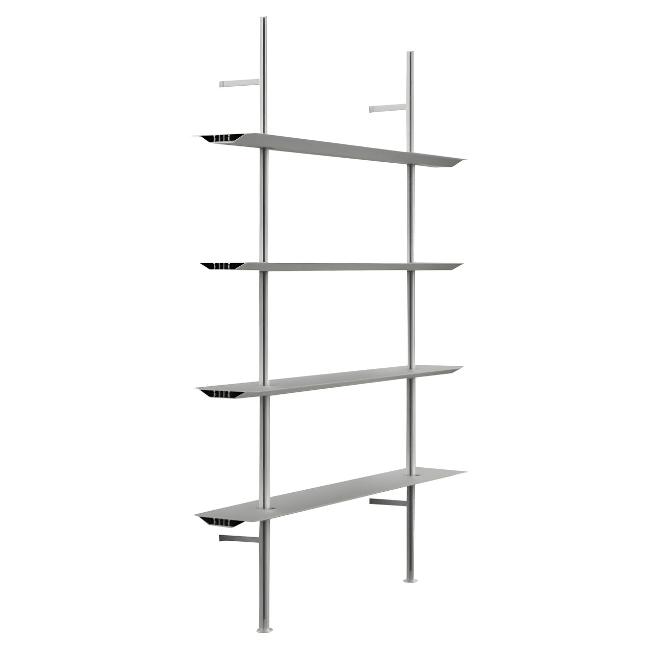 Hypostila Shelf System: Silver + Configuration 1