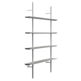 Hypostila Shelf System: Silver + Configuration 1