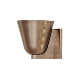 Brass Calla Sconce: Small + Brass + Pewter + Square Backplate