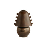 Gemma Table Lamp: Small + Patina Brass + Patina Brass