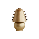 Gemma Table Lamp: Small + Patina Brass + Brass