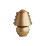 Calla Table Lamp: Small + Brass + Brass