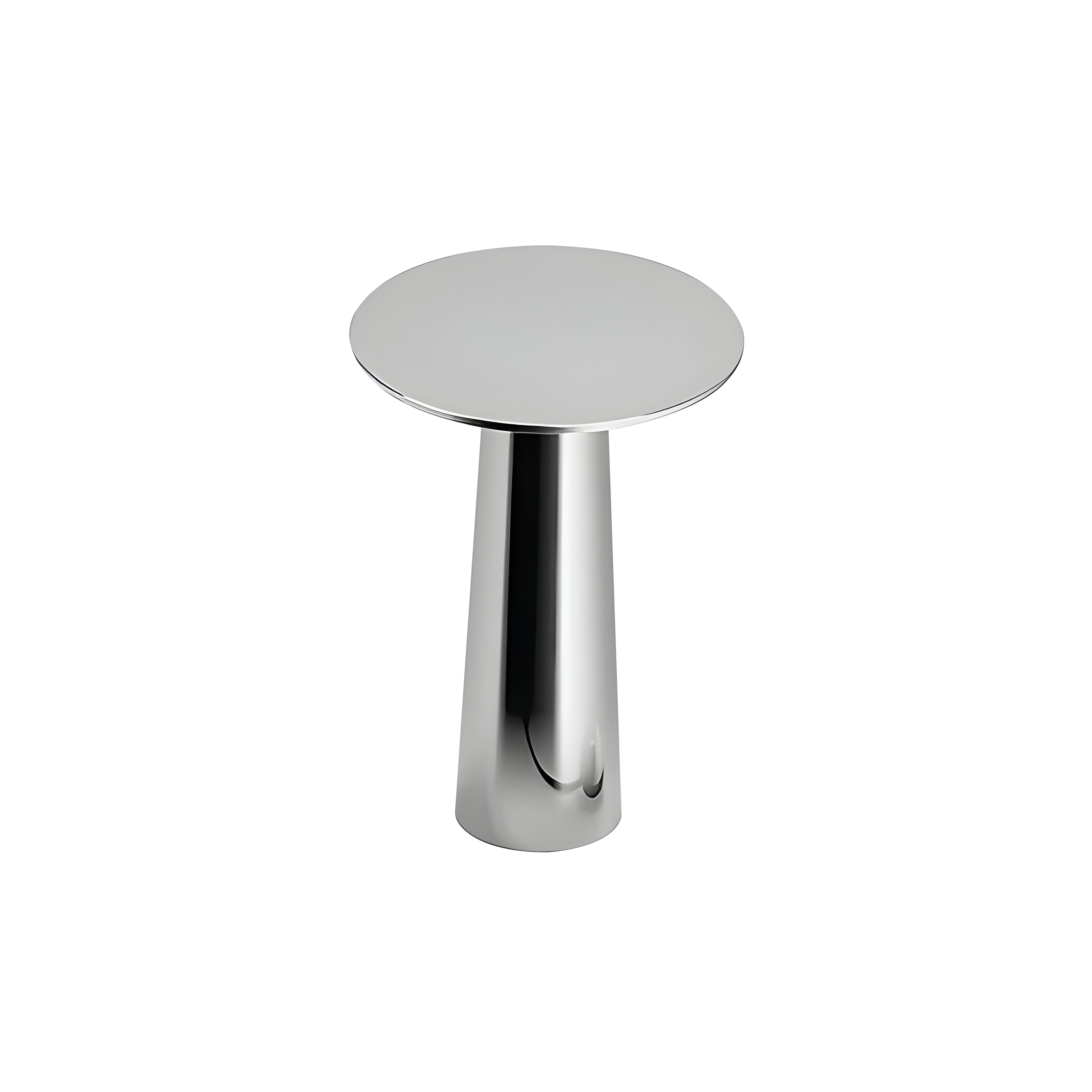 Lix Mini Table: Chrome