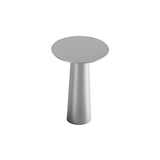 Lix Mini Table: Frozen Silver