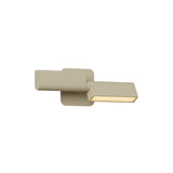 Ipoli 02 Double Wall Lamp: Textured Beige + Hardwire 