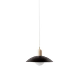 Arundel Orb Pendant: Outdoor + Bone + Black + Black