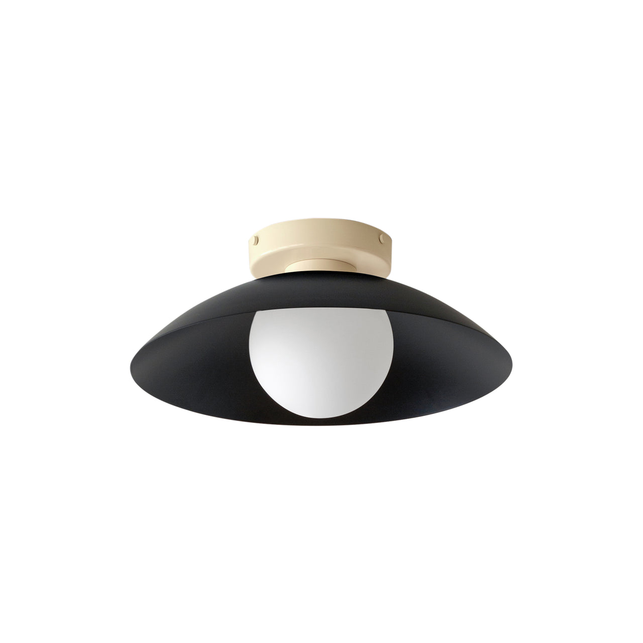 Arundel Orb Surface Mount: Outdoor + Bone +Black