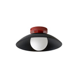 Arundel Orb Surface Mount: Outdoor + Oxide Red + Black