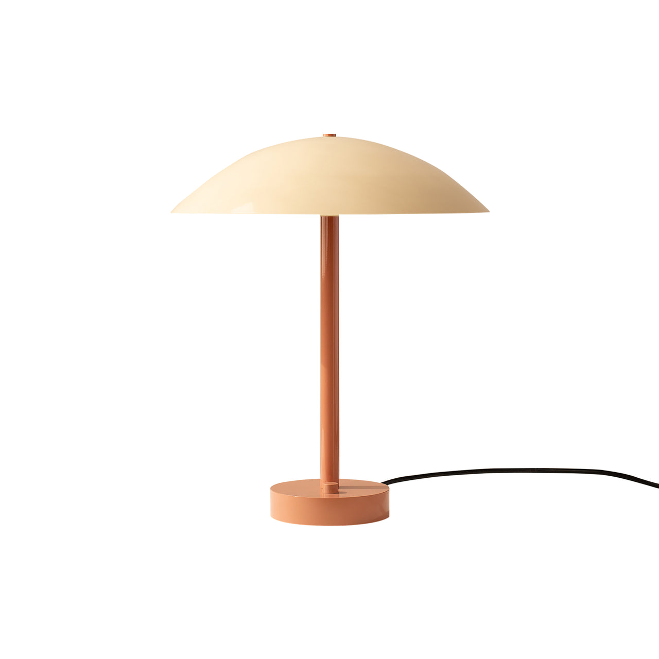 Arundel Table Lamp: Bone + Peach