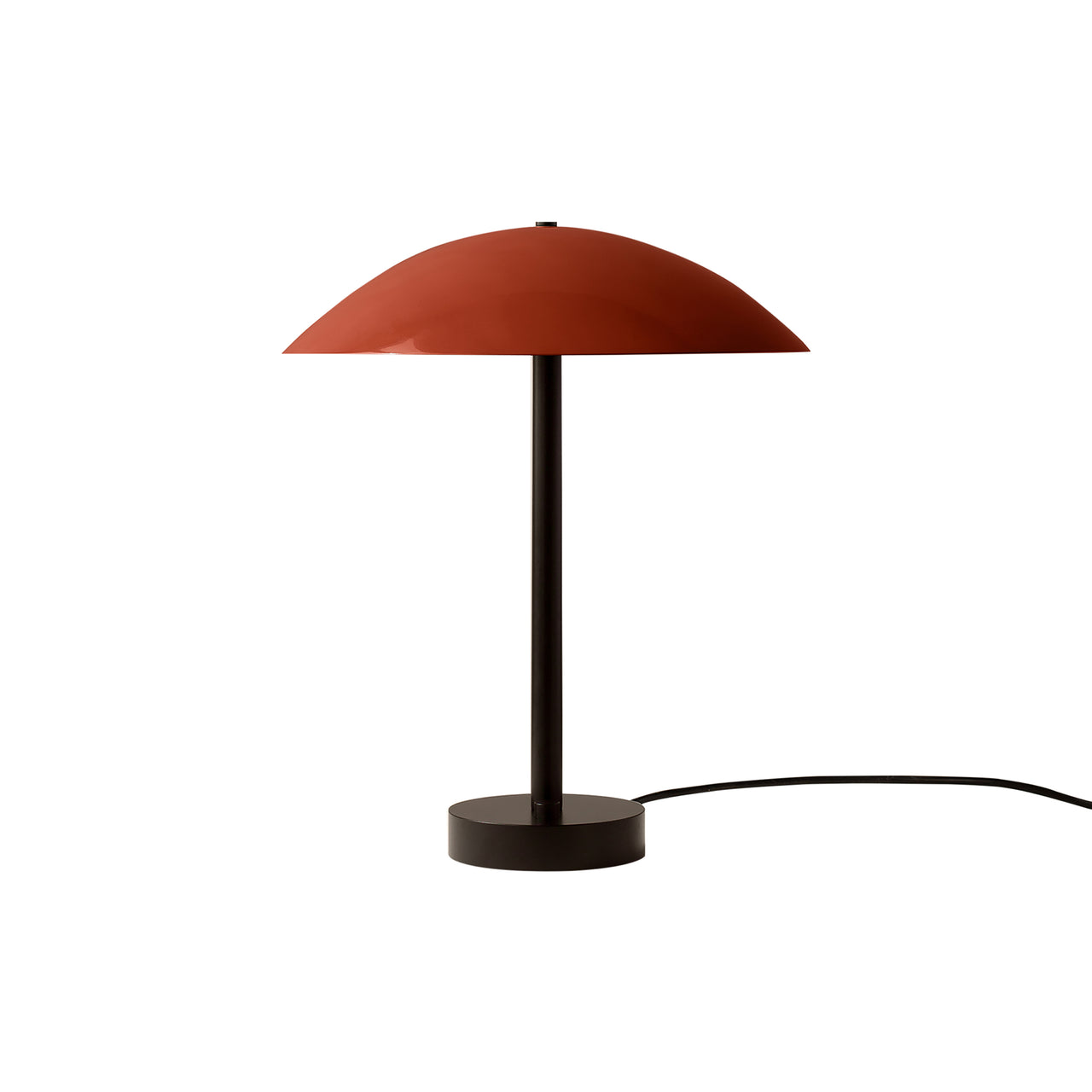 Arundel Table Lamp: Oxide Red + Black