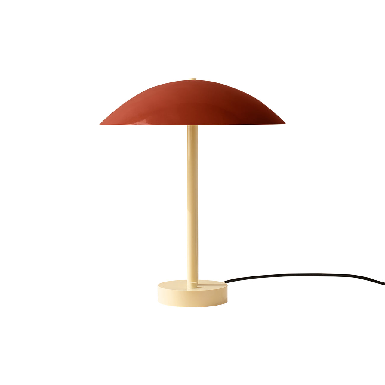 Arundel Table Lamp: Oxide Red + Bone