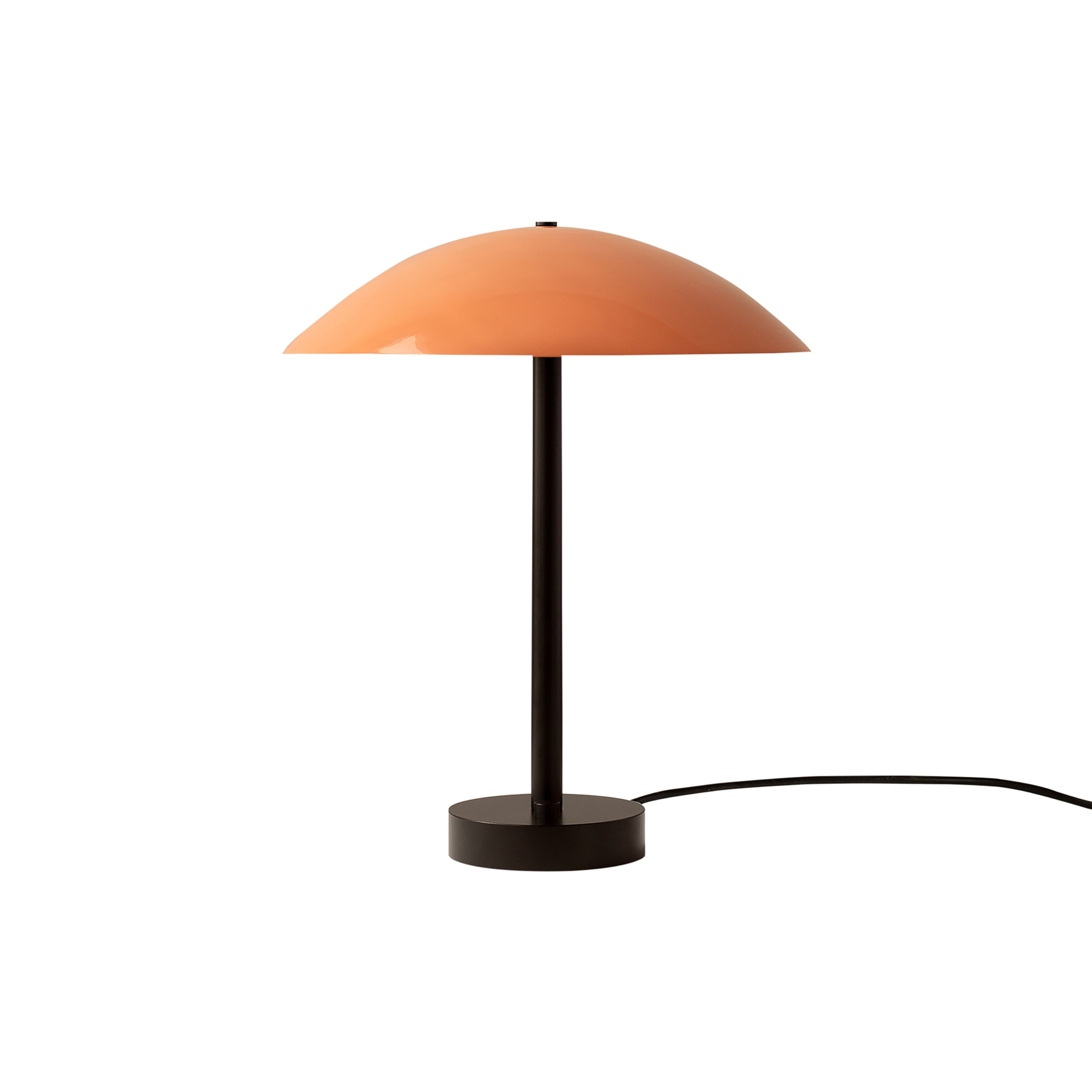 Arundel Table Lamp: Peach + Black