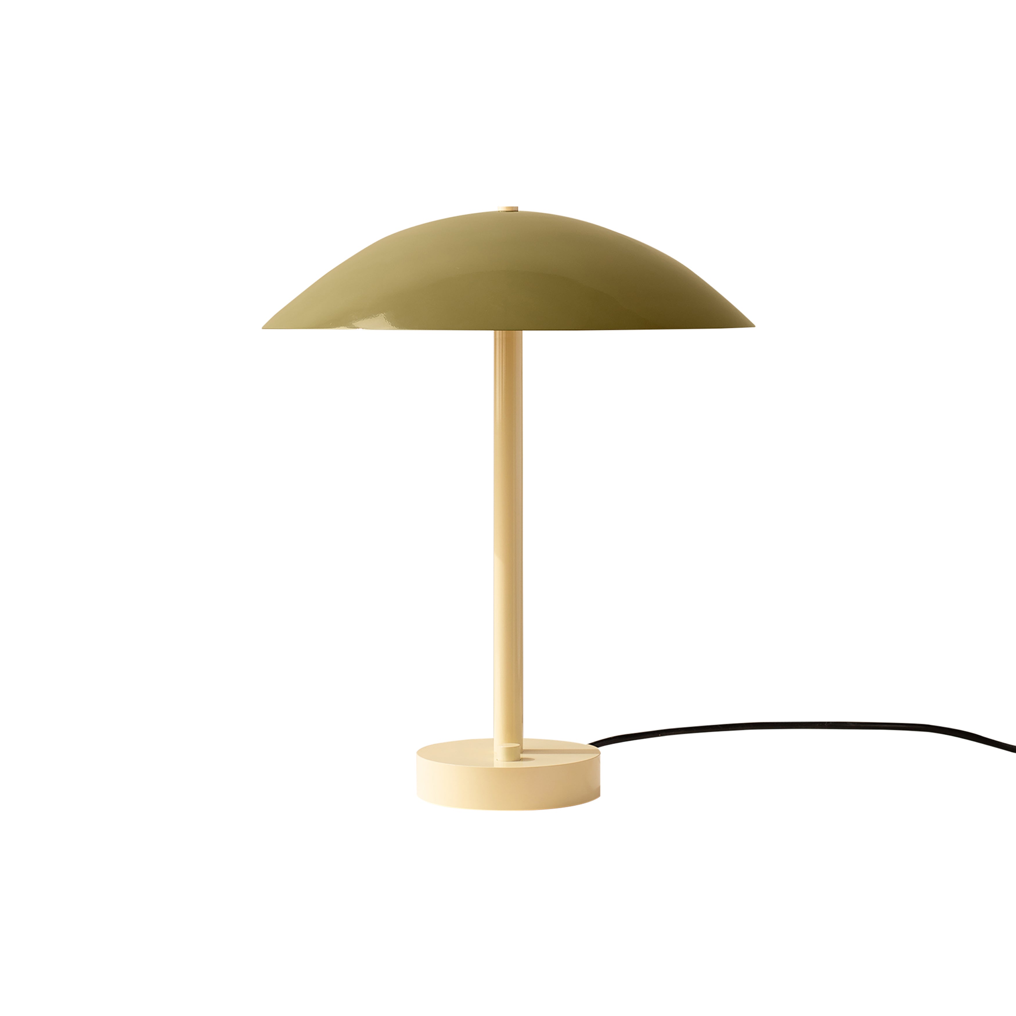 Arundel Table Lamp: Reed Green + Bone
