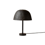 Dome Table Lamp: Black Clay + Black