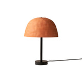 Dome Table Lamp: Terracotta + Black