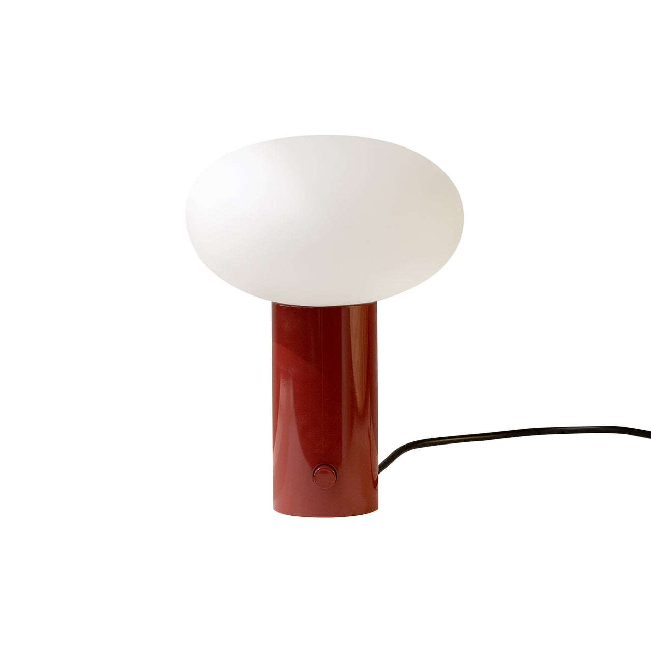 Mushroom Table Lamp: Oxide Red