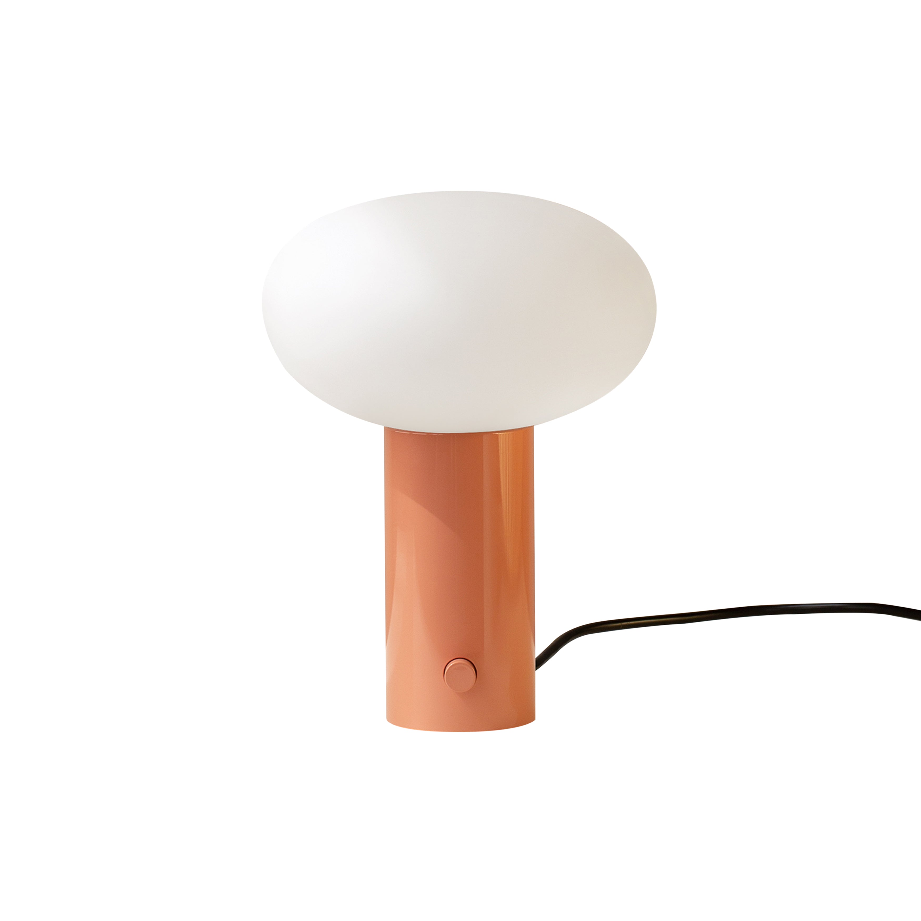 Mushroom Table Lamp: Peach