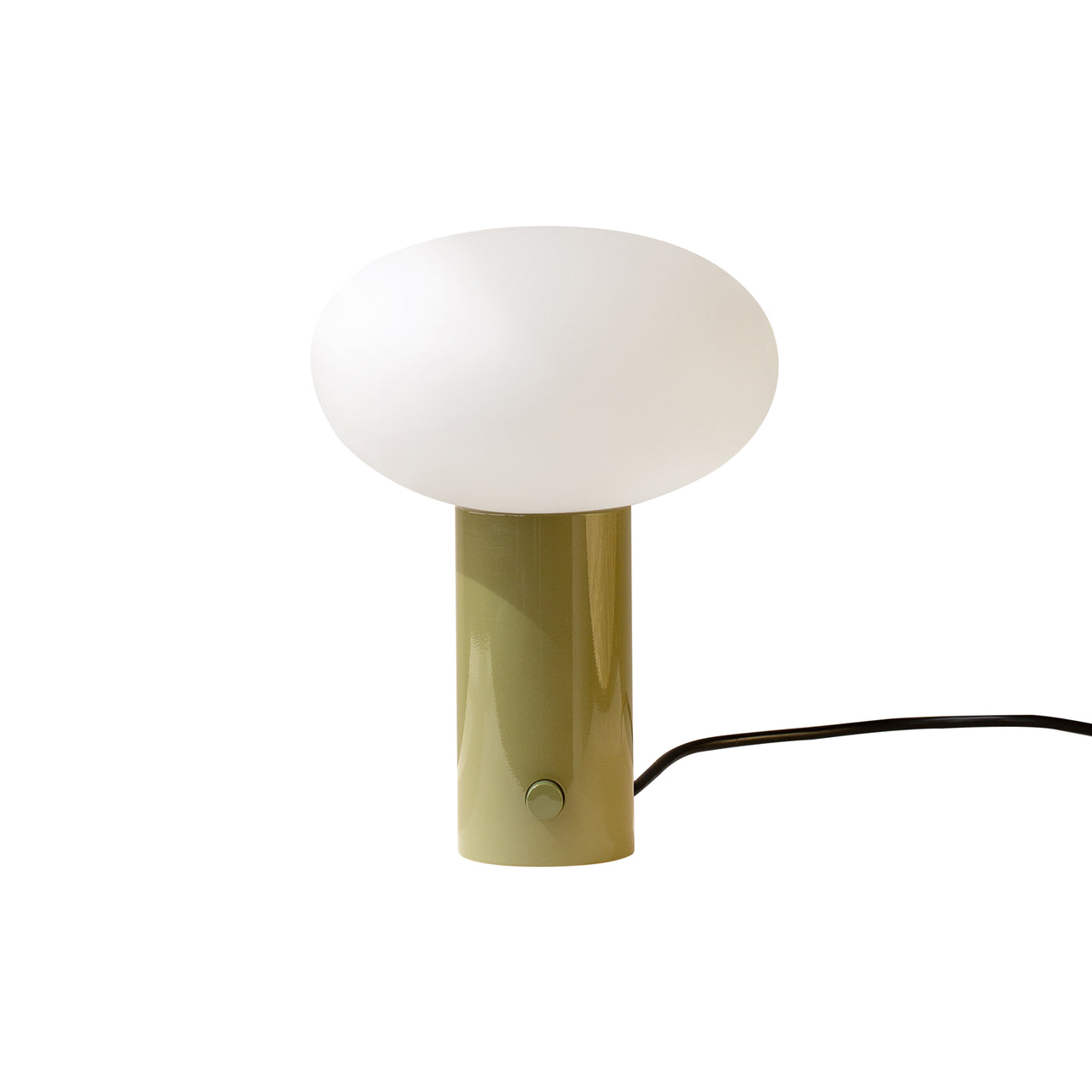 Mushroom Table Lamp: Reed Green