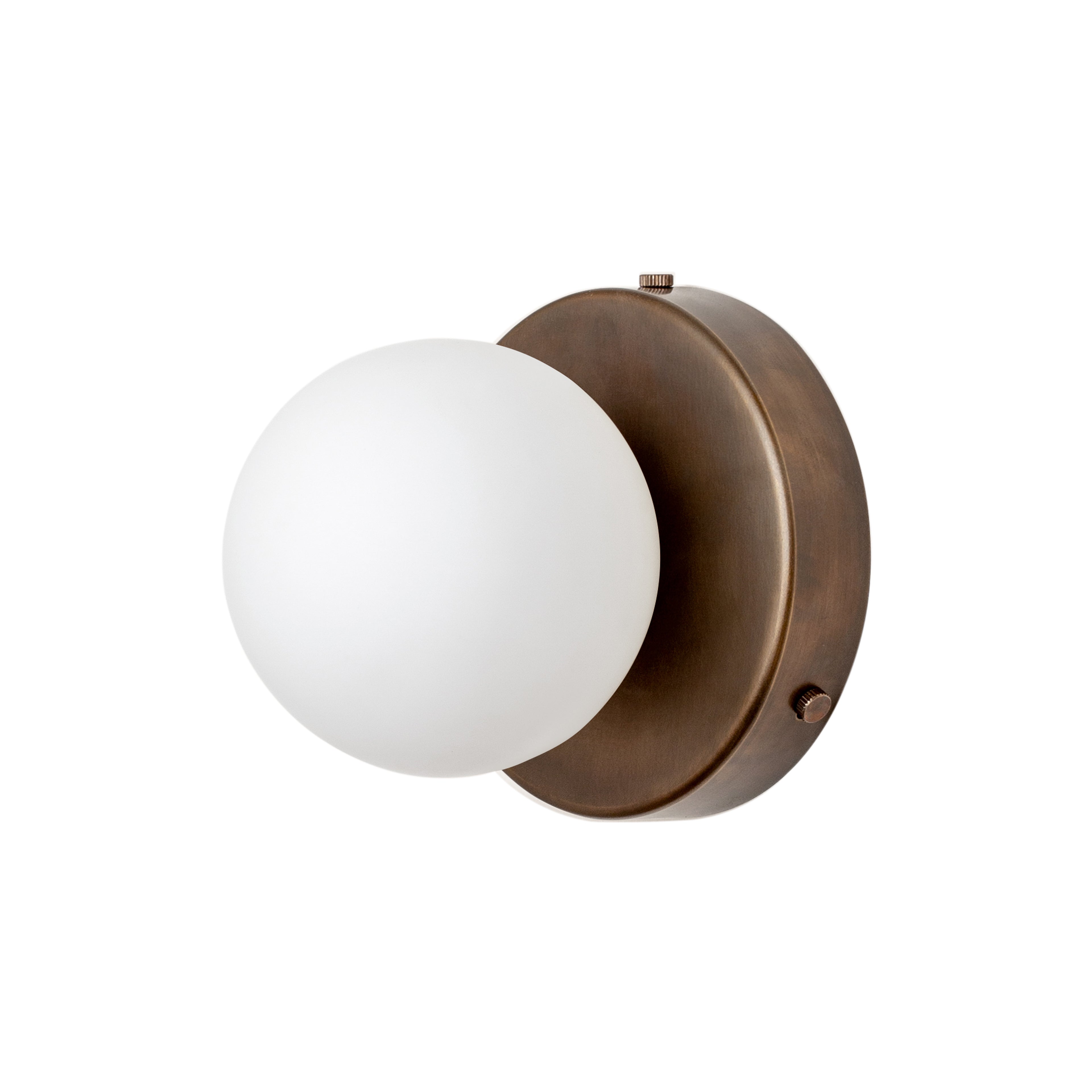 Orb 4 Surface Mount: Outdoor + Patina Brass